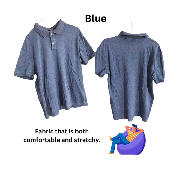 4 Medium Men's Polo Banana Republic Shirts In Off-White, Blue, White and Pattern - Picture 5 of 13